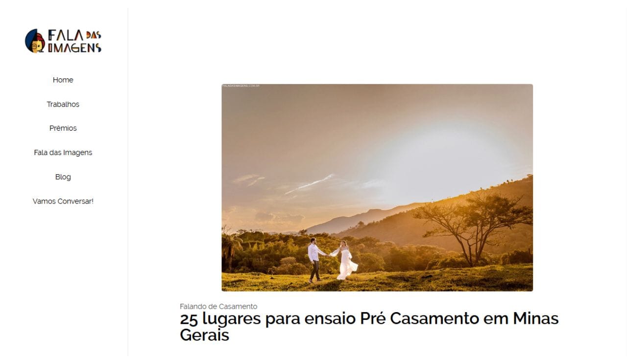 Blog do site de fotografia Fala das Imagens