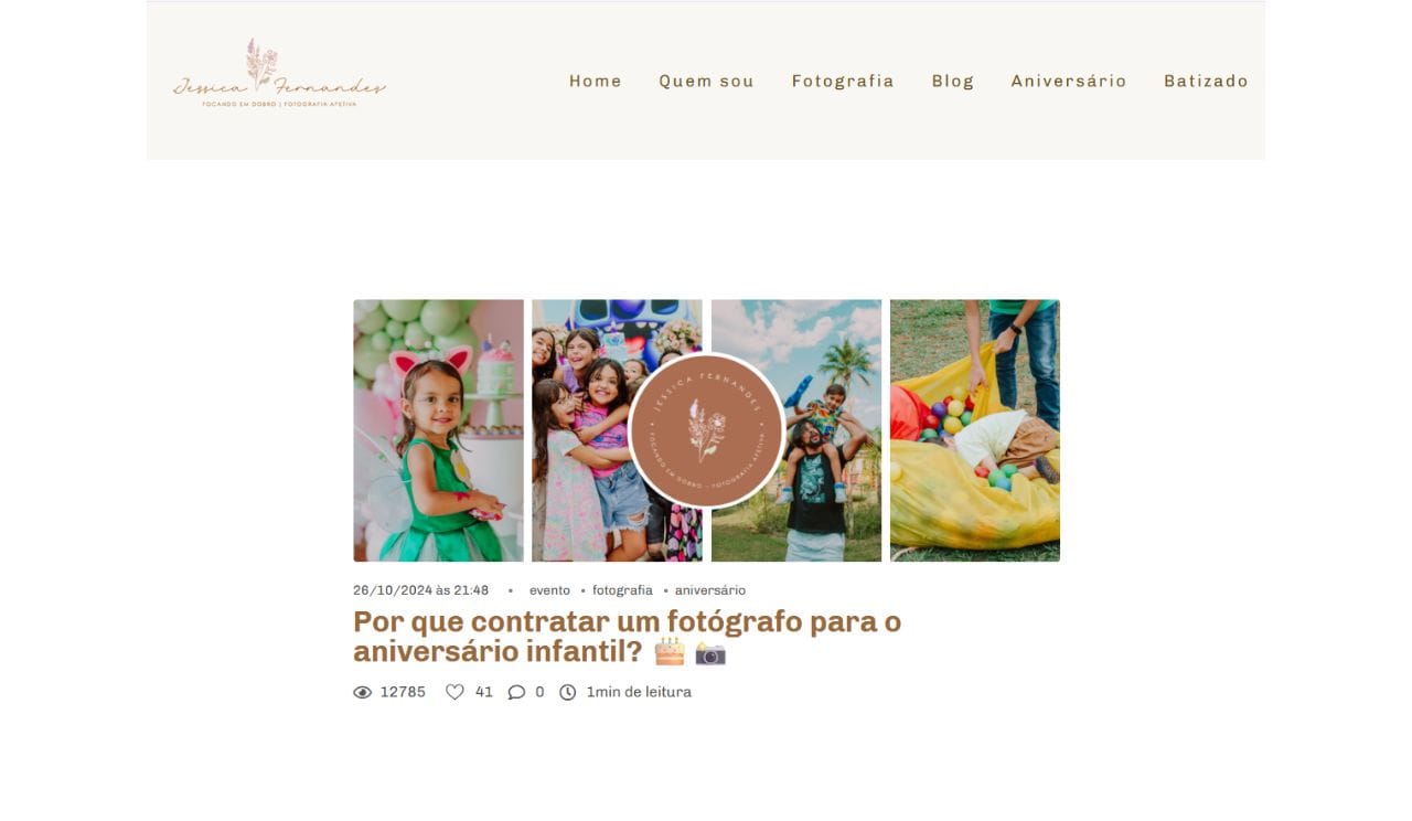 Blog da Fotógrafa Jéssica Fernandes