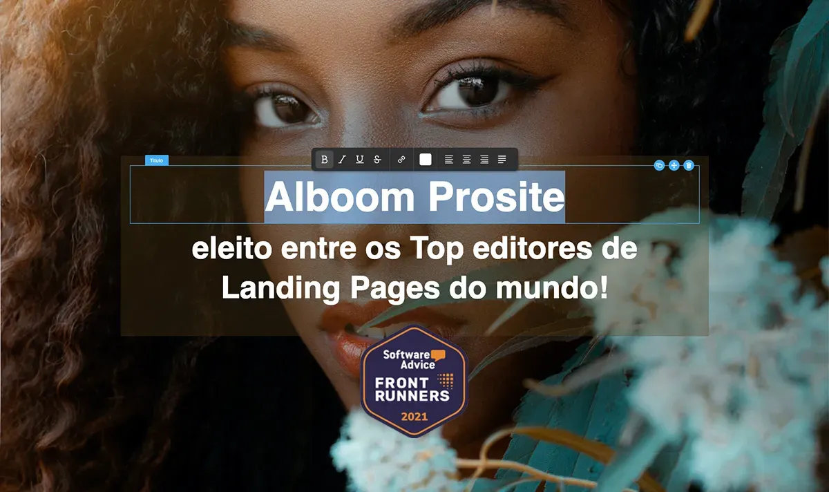 Editor Landing Pages da Alboom é eleito um dos melhores do mundo